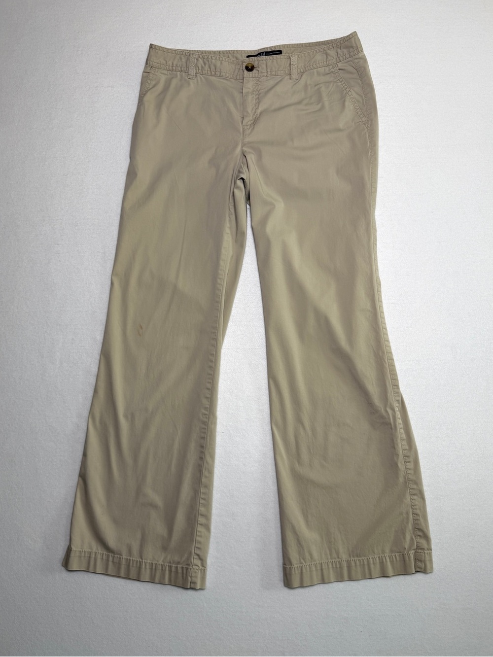 Women's Gap Modern Fit Flare Pants, Khaki, Size 8, Made In Late 90''s-early 00's